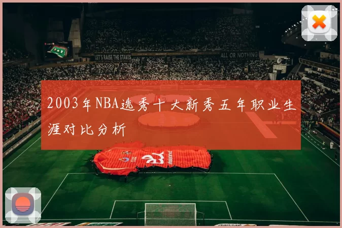 2003年NBA选秀十大新秀五年职业生涯对比分析
